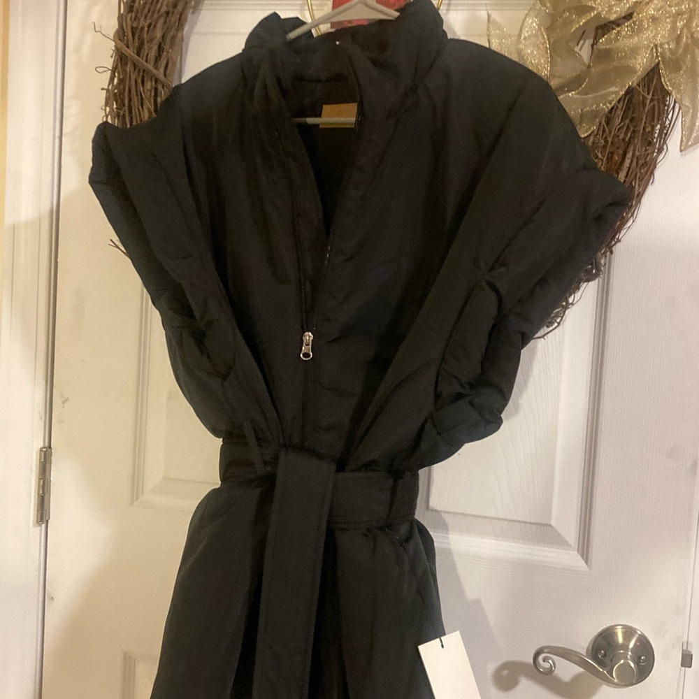 Crescent Co puff vest- so warm!!! Add this oversized vest to make a statement
